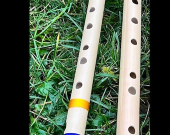 F & A Bassuri Flute Set (28"/23") | Professional, Handmade | Beautiful Sound | a2gFlutes