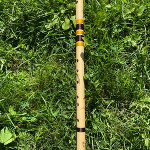 D Bass Bansuri Flute (Low-D)  | Handmade Indian, 33" | a2gFlutes