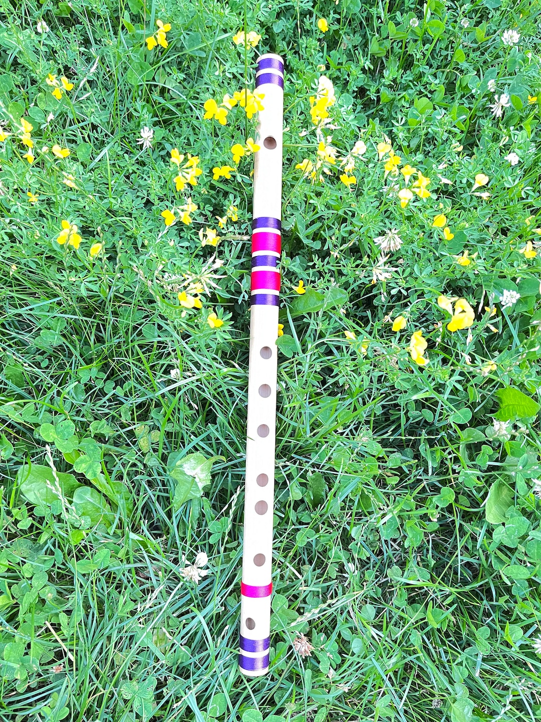 Flute in C sharp Scale Handmade Indian Bamboo Bansuri Flute in C Sharp