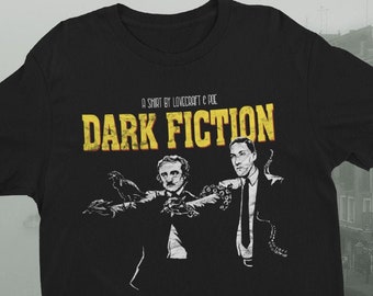 LOVECRAFT shirt | Dark Fiction, Pulp Fiction movie shirt, Cthulhu shirt, Lovecraft shirt, Tarantino shirt, Poe shirt, gifts for readers