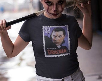 DRACULA-Shirt (Klassische Filmmonster) | gruseliges Shirt, Halloween-Shirt, klassischer Monsterfilm, Bela Lugosi, Dracula-Monster, Universal-Shirt