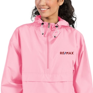 RE/MAX Embroidered Champion Packable Jacket Unisex, REMAX unisex jacket, Remax windbreaker, Remax Realtor jacket, Remax Real Estate jacket