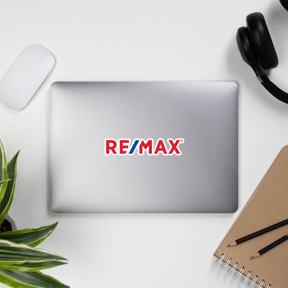 RE/MAX Stickers for Notebooks, Laptops, Bubblefree Stickers, REMAX