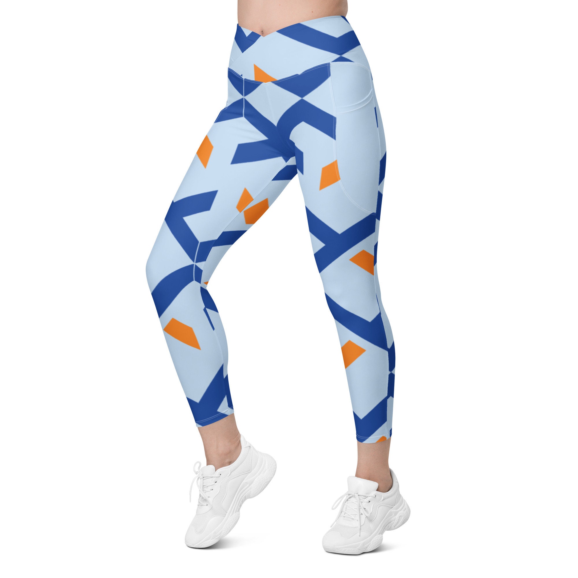 EXp Realty leggings with pockets, eXp Realty Crossover leggings with  pockets, eXp realtor leggings sold by Workship Studio, SKU 323852