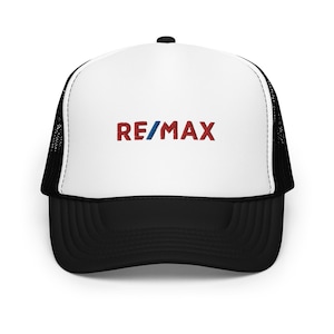 RE/MAX Foam trucker hats, REMAX multiple colors trucker hat, Remax caps, Real Estate Remax trucker hat, embroidered trucker Remax hat