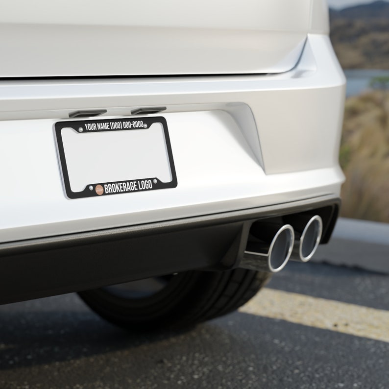 Full Color Custom Metal License Plate Frame - Quick Turnaround ...