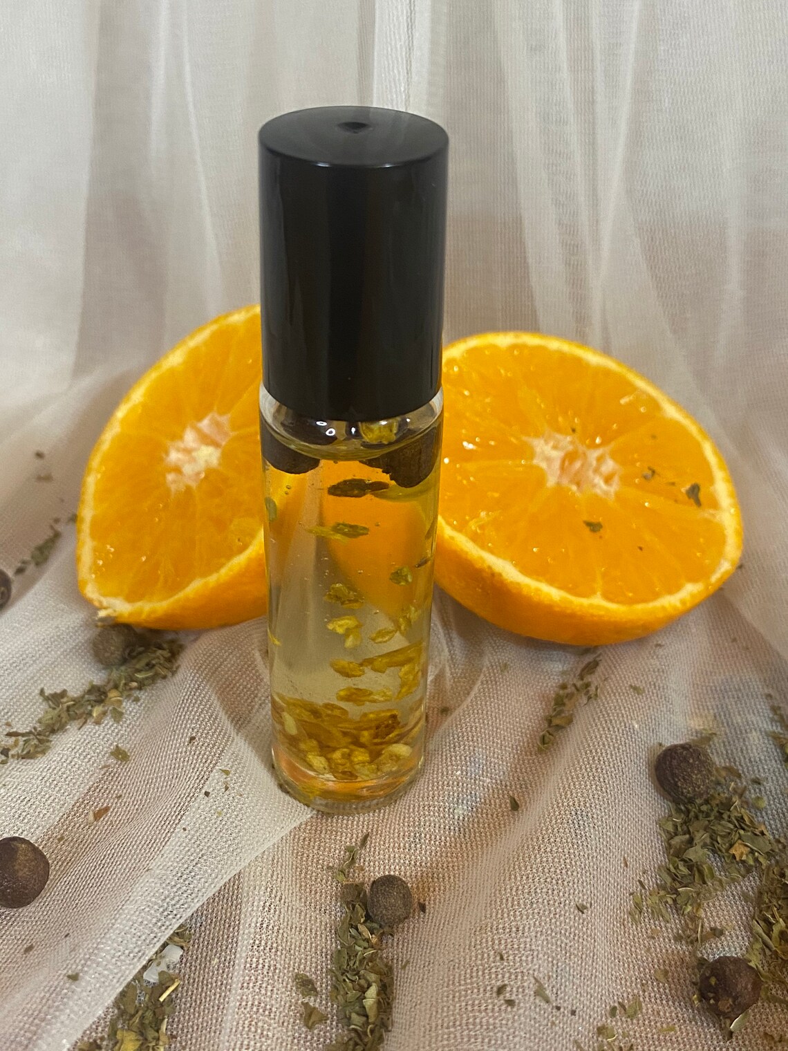 Citrus Spice Essential Oil Rollerball Perfume Orange Lemon Etsy