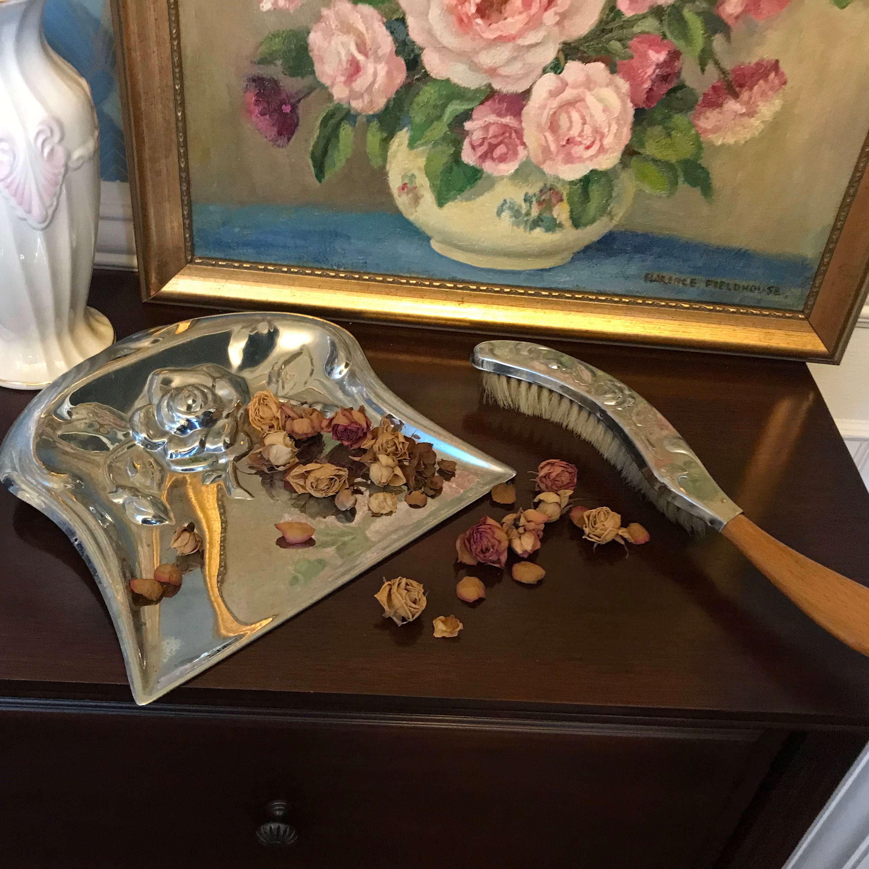 Vintage Brush and Crumb Tray Etsy