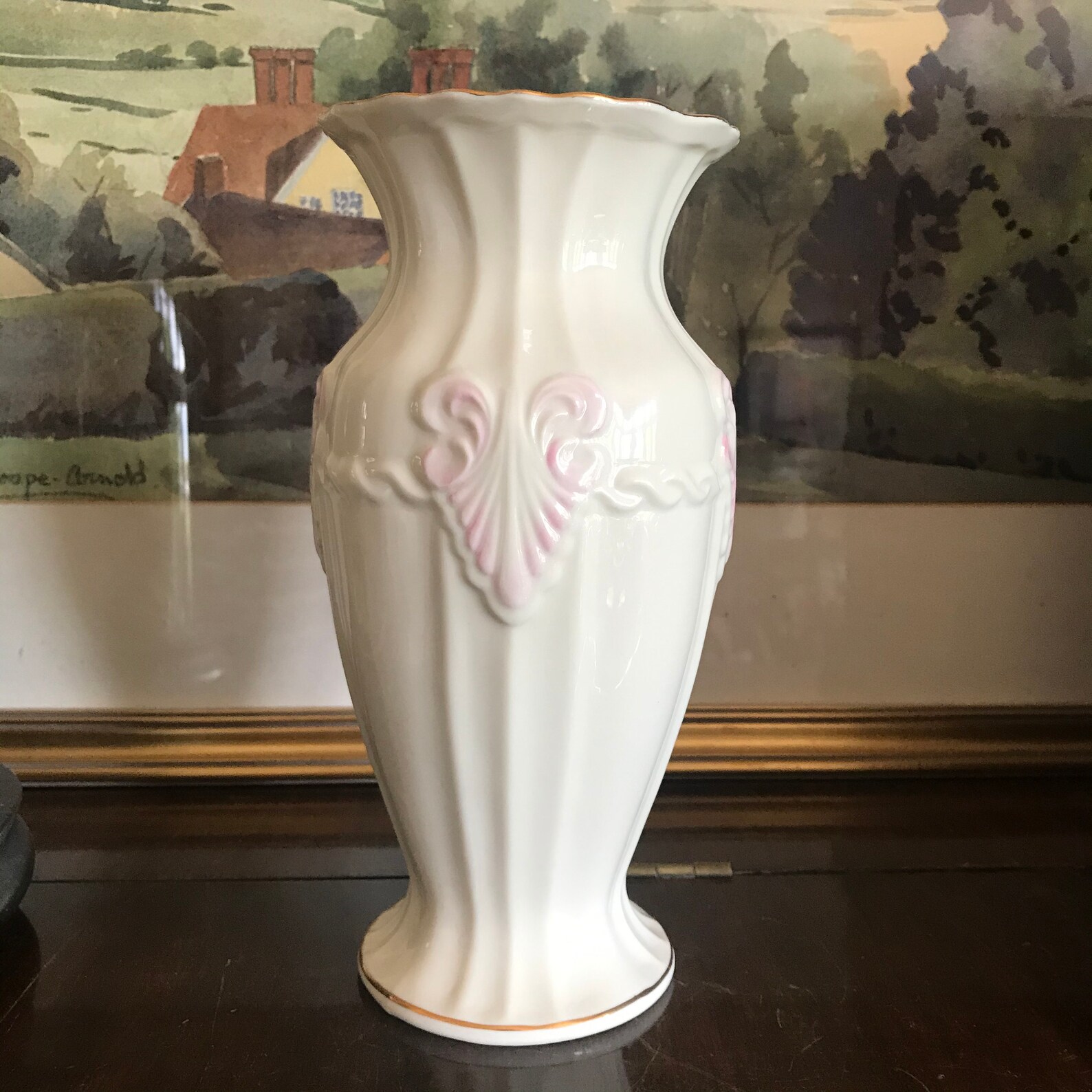 Beautiful Vintage Belleek Vase Etsy