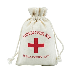 2er-Set Hangover Kit Beutel, Braut Notfall-Kit, Hochzeit Notfall-Tasche, Braut Geschenk, Hochzeit Tag Kit, Braut Notfall-Kit