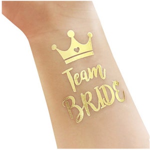LinkBro JGA Tattoos [ 20 Pack ] Die Bride Tattoos | Team Bride Tattoos