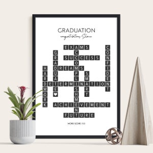 Personalised Scrabble Family Print, Custom Puzzle Poster, Gift for Mum, Gift for Her, Family Name Sign, Birthday Gift, Family Crossword image 7