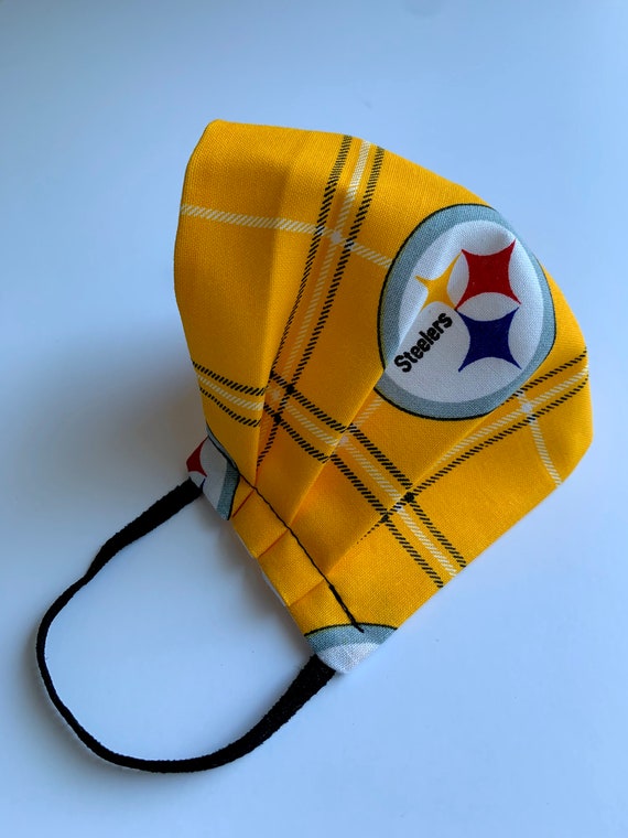 Download Pittsburgh Steelers Face Mask Yellow Etsy PSD Mockup Templates