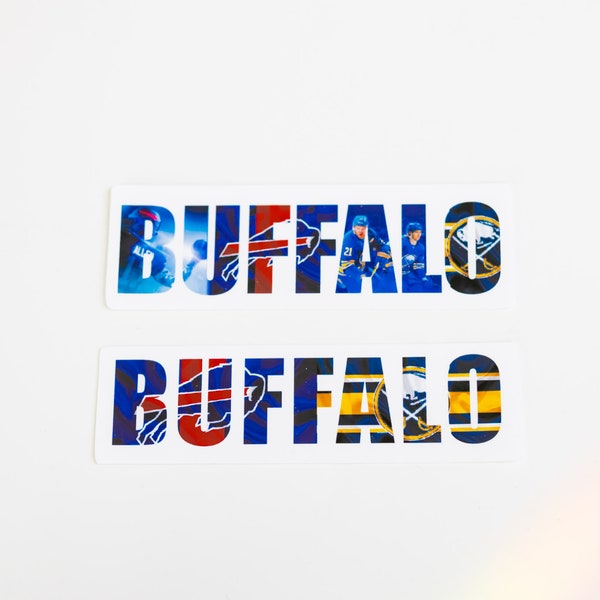 Buffalo Sticker, Hockey Sticker, Football Sticker, Sports Sticker, Bills Sticker, Sabres Sticker