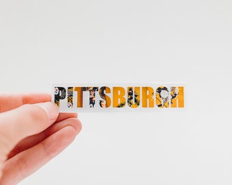 Pittsburgh Sticker, Pittsburgh, Hockey Sticker, Football Sticker, Sports Sticker, Steelers Sticker, Penguins Sticker, Pittsburgh PA,