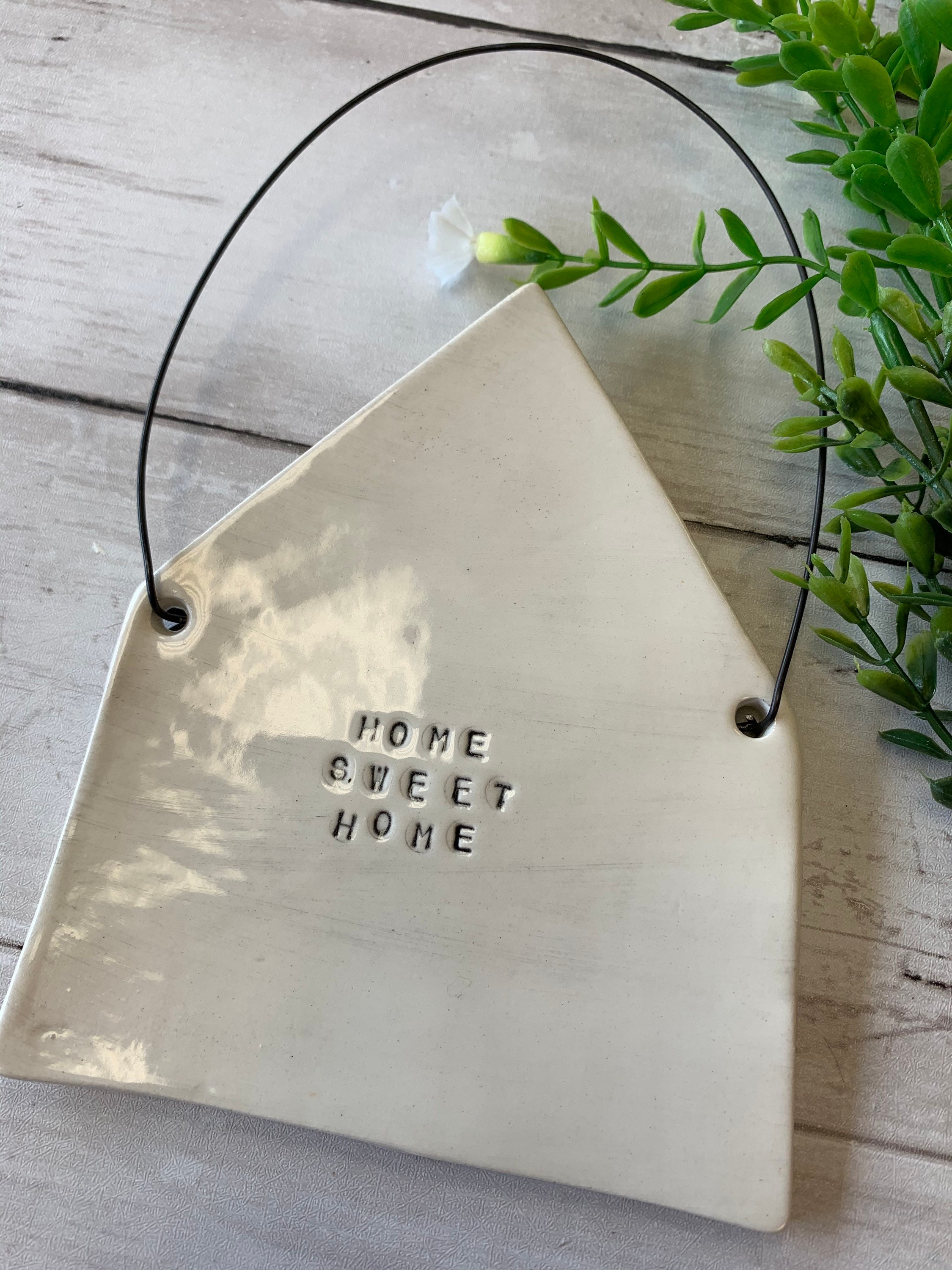 FREE SHIPPING Beautiful Home Sweet Home wall tag Home Etsy