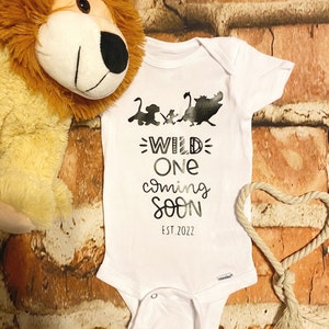 Lion King / Disney Pregnancy Announcement / Simba & Nala / Pumbaa Timon / Baby reveal / Gender / Wild one / Coming Soon / baby due