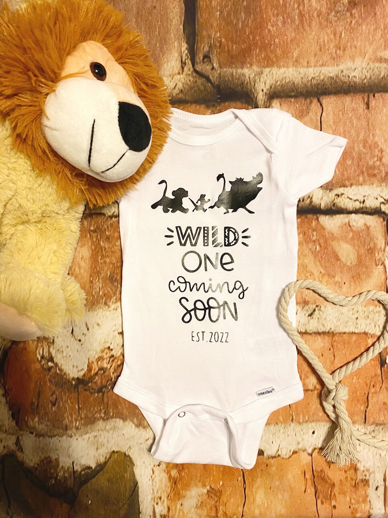 Lion King / Disney Pregnancy Announcement / Simba & Nala / Etsy