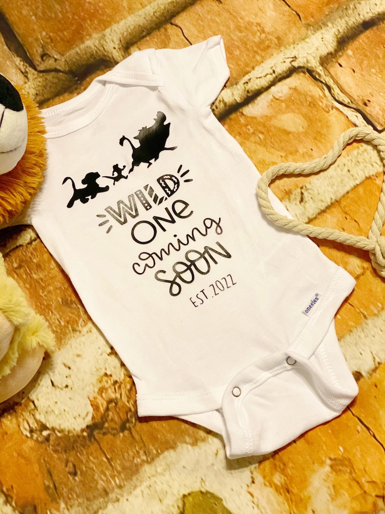 Lion King / Disney Pregnancy Announcement / Simba & Nala / Etsy