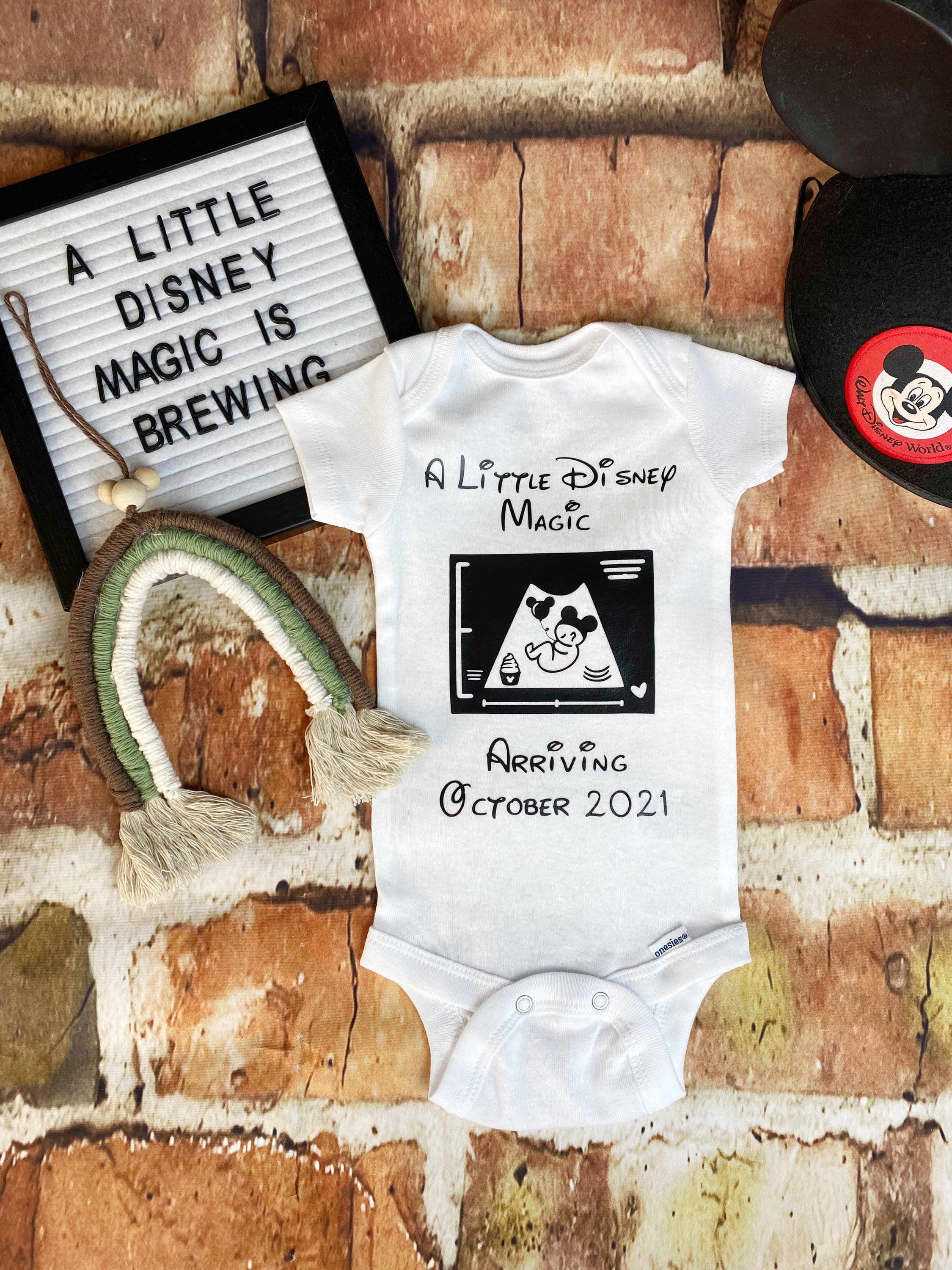 Disneybaby様リクエスト4点 Disney Pregnancy Announcement/ Baby Coming Soon/ Gender Reveal