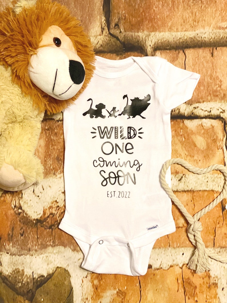 Lion King / Disney Pregnancy Announcement / Simba & Nala / Etsy