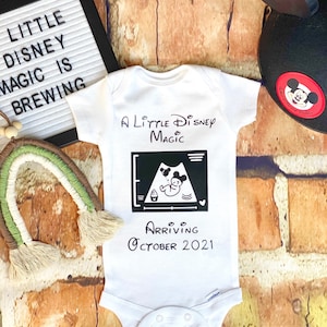 Disney pregnancy announcement/ baby coming soon/ gender reveal/ baby gift / baby reveal/ Stat/ pregnancy/ Mickey ears / ultrasound