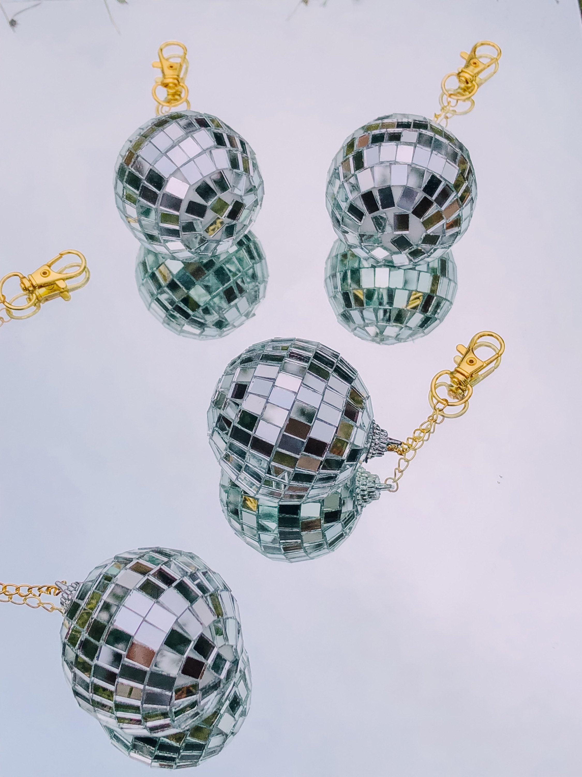 Disco Ball Keychain Etsy