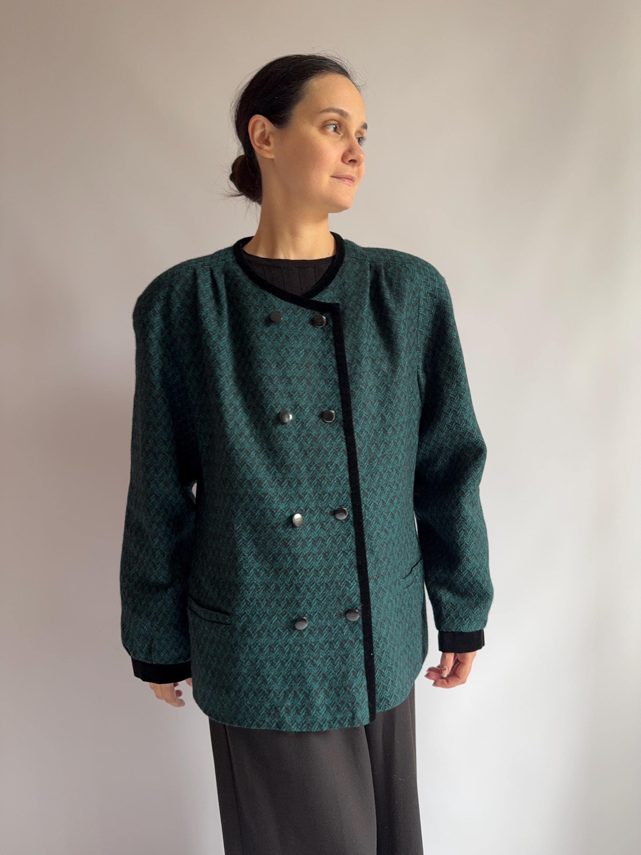 Veste Blazer Windsmoor En Lin Blanc - Manches 3/4 - Taille 12 (UK) - Occasion Très Bon état