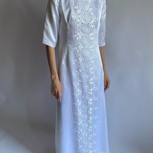 Vintage 70s wedding dress