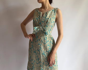 brocade cocktail dress Sherri Hill 57370 - Short A-line across neckline and a strapless design Rosemarie Brocade Gown Teuta Matoshi