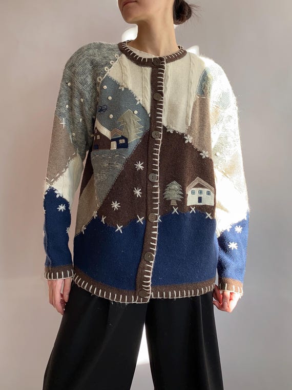 Wool cardigan - “rene - Gem