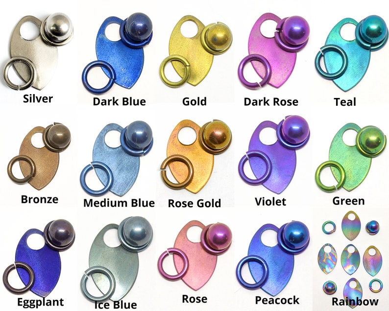 Captured Ball Kit PDF Tutorial Included Make it Yourself DIY Titanium Ball Bearing Kit Hoodoo Hex Squared Pendant Chainmaille Kit
