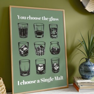Whiskey Bar Wall Art | Mounted Framed Poster | Unique Bar Decor - Perfect Gift for Whiskey Lovers