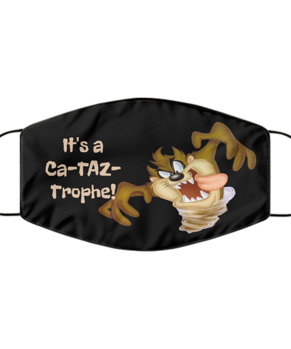 Taz Face Mask con Taz Devil. Tazmanian Devil Mask es ligero Etsy