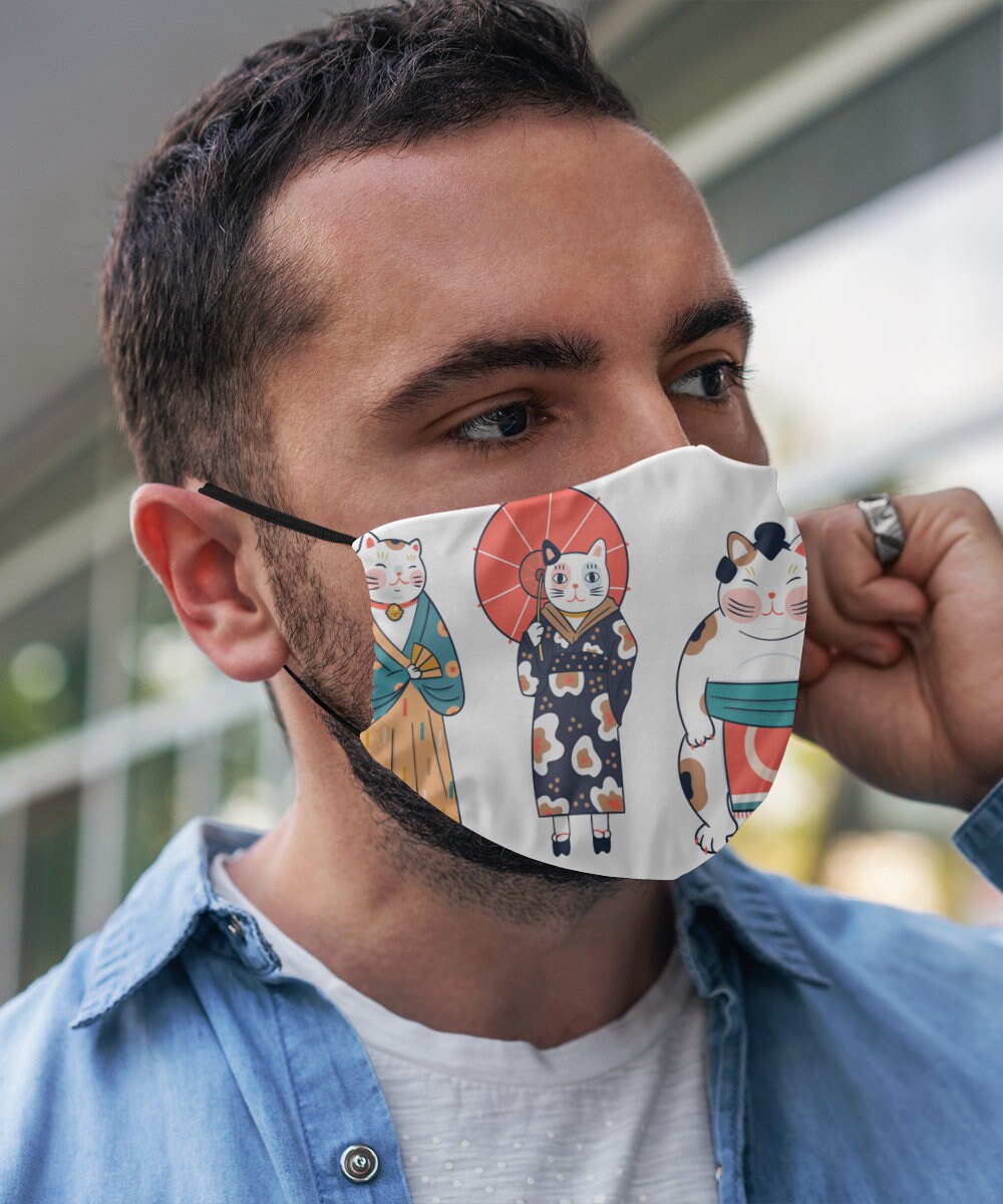 Kawaii Cute Anime Face Mask. Kawaii Fashion Mask is Washable & Etsy