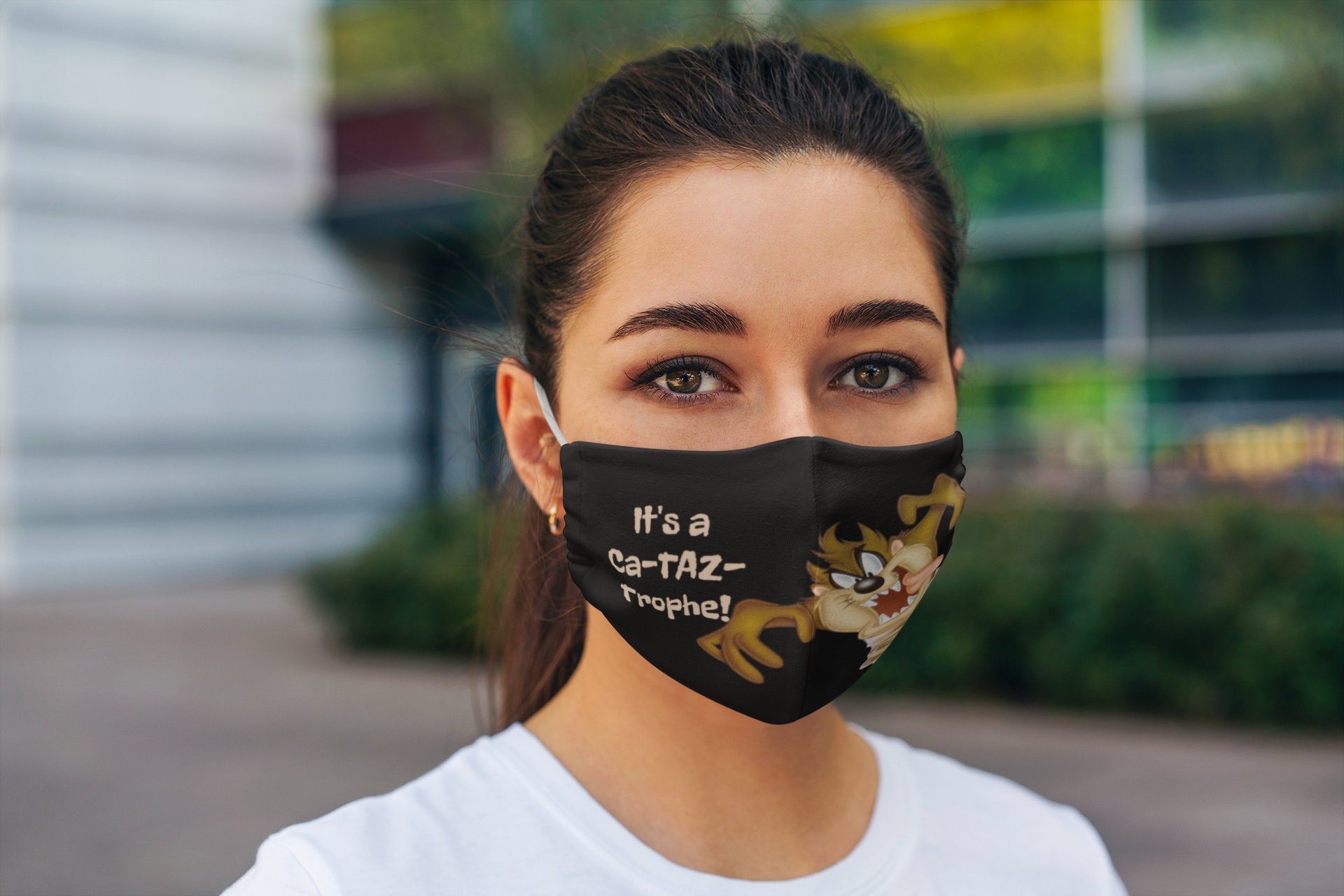 Taz Face Mask con Taz Devil. Tazmanian Devil Mask es ligero Etsy