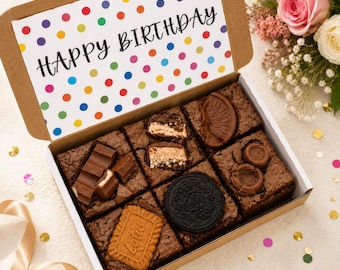 Letterbox Brownies, Brownie Gift Box, Birthday Brownies, Postal Brownies, Brownie Delivery