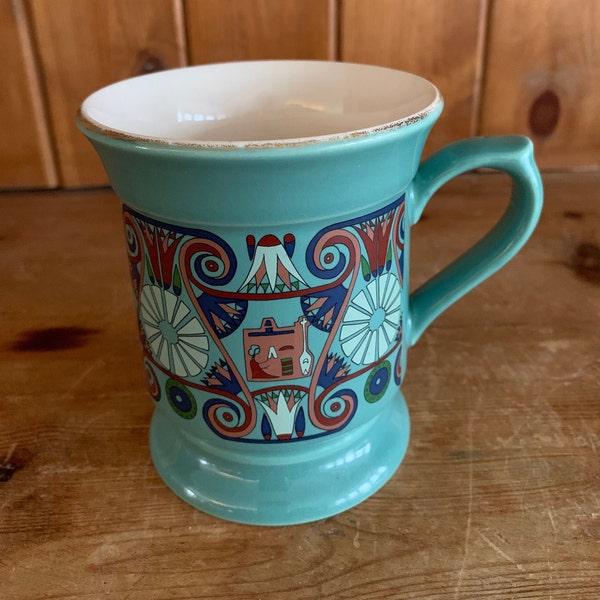 Vintage Hornsea Pottery Classic Tankard Mug Green 1988