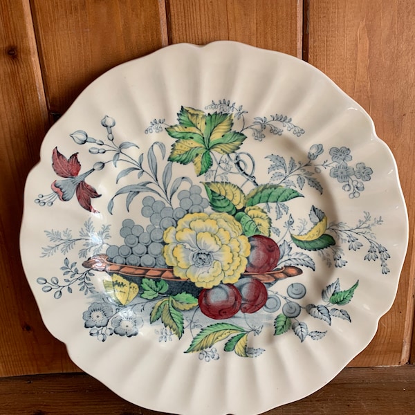 Vintage Royal Doulton The Kirkwood Dinner Plate Floral Design 1940s