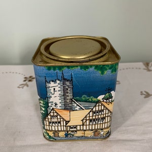 Vintage Dairy Farm Tea Caddy Tin Prop Display image 4