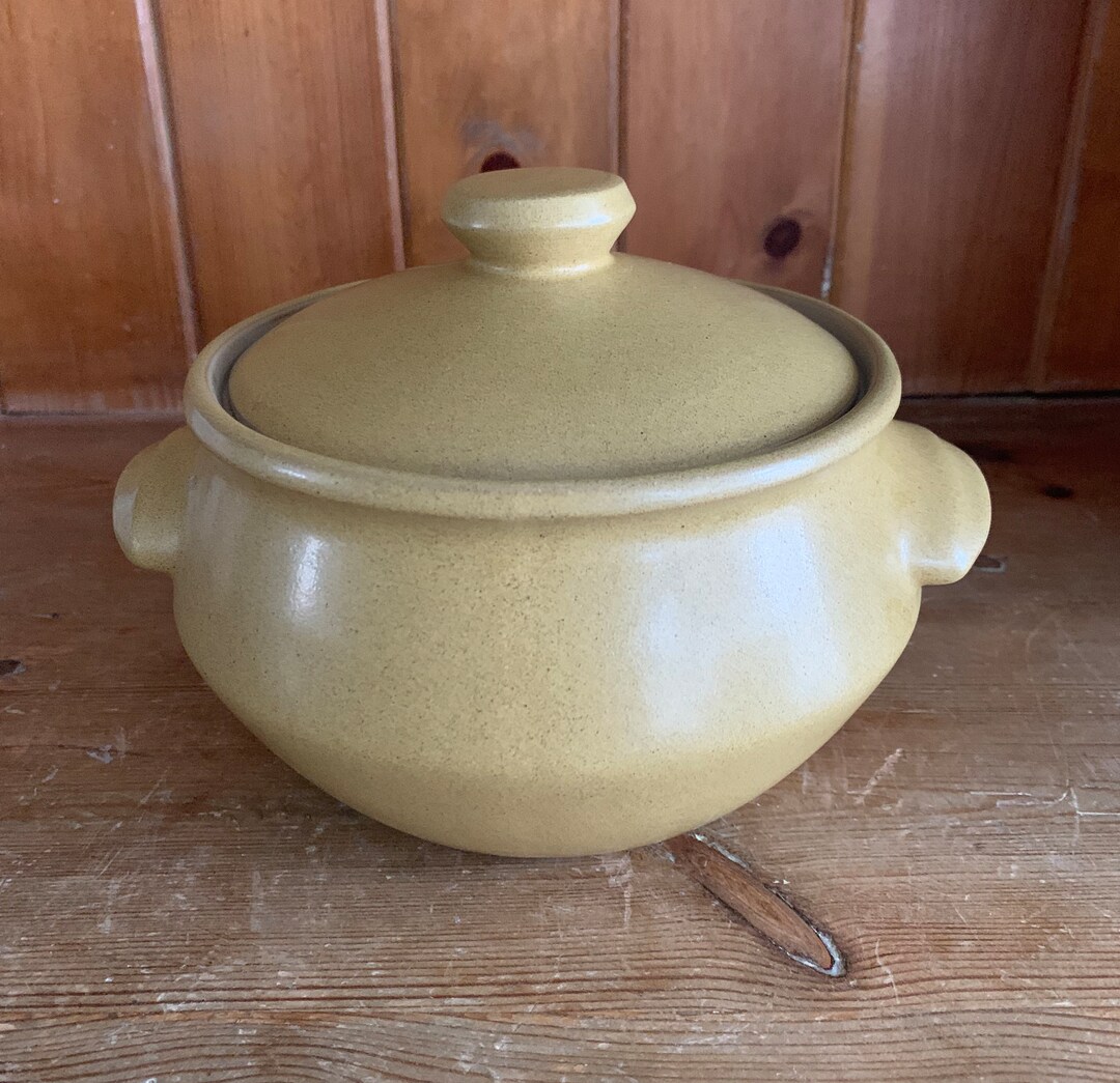 Vintage Denby Ode Small Casserole Dish With Lid 2 Pints 1960s Etsy
