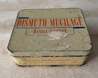 Vintage französische Medizin Zinn Prop Display