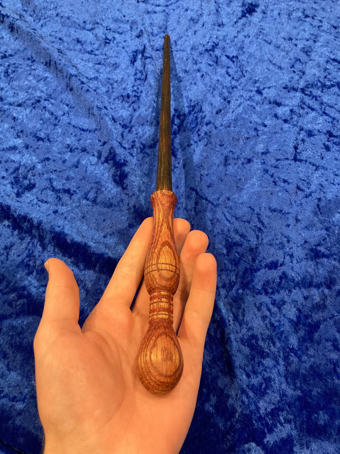 Wizard Wand The Necro 15 3/4 inches made of Oak with a Etsy