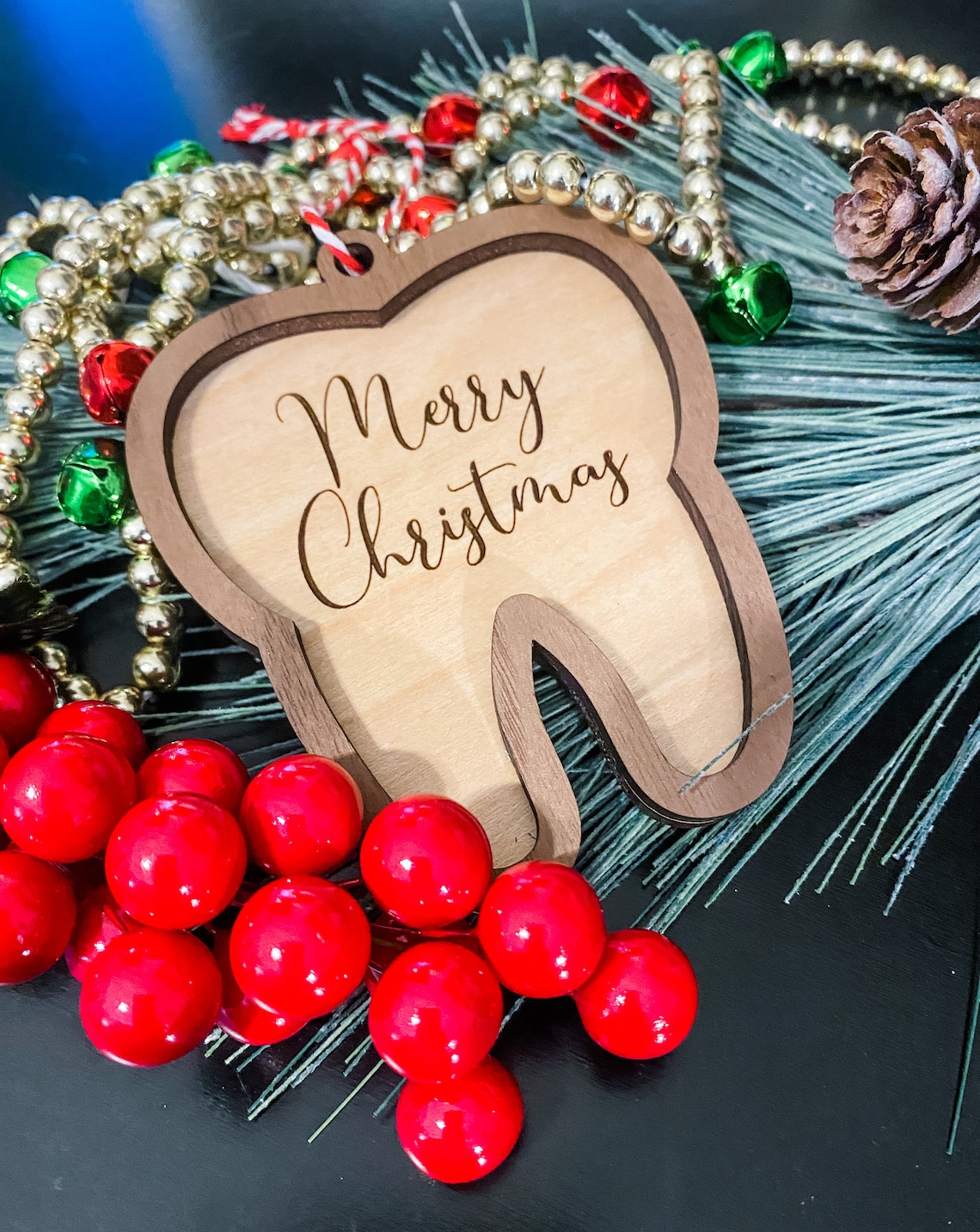 Tooth Christmas Ornament Dental Office Merry Christmas | Etsy