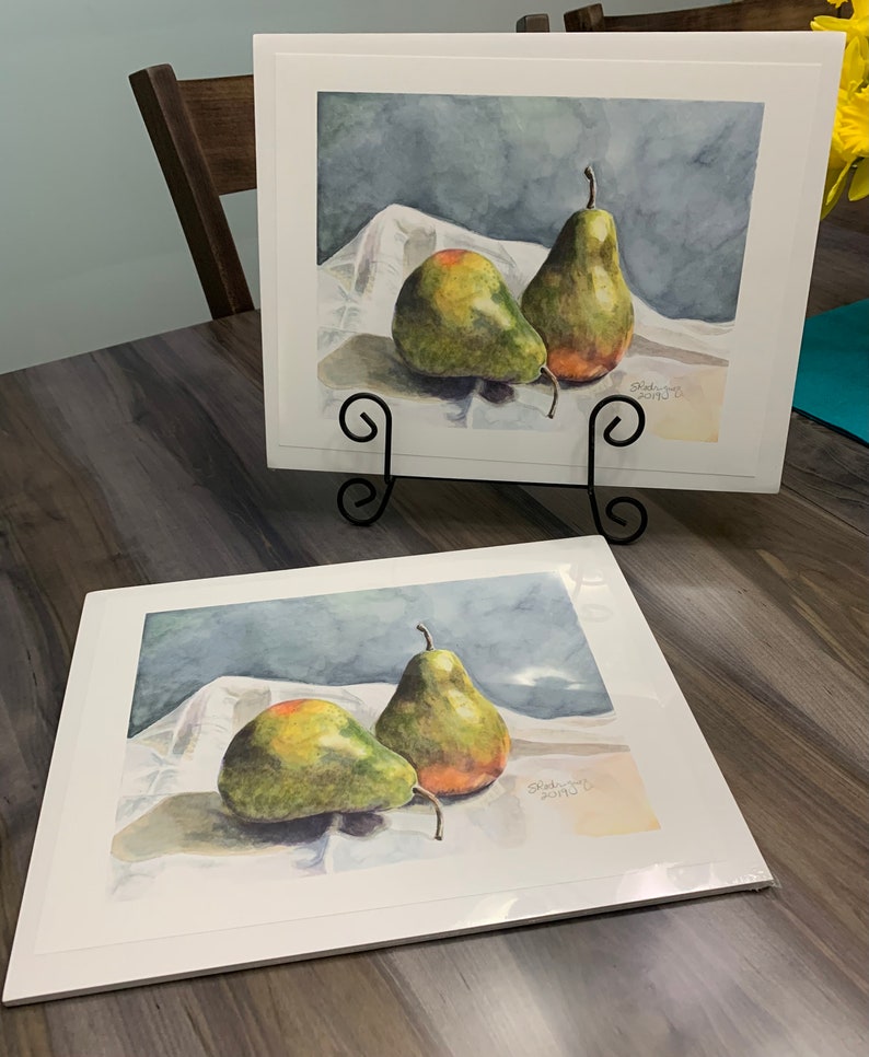 still life The Moody Pair Pears Print