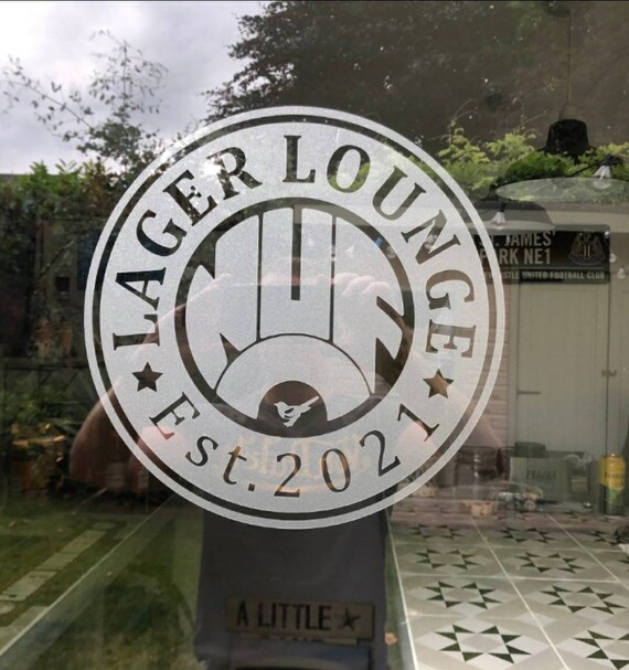 Personalised Beer Fridge / Window / Bar / Shop Window Decals Etsy UK