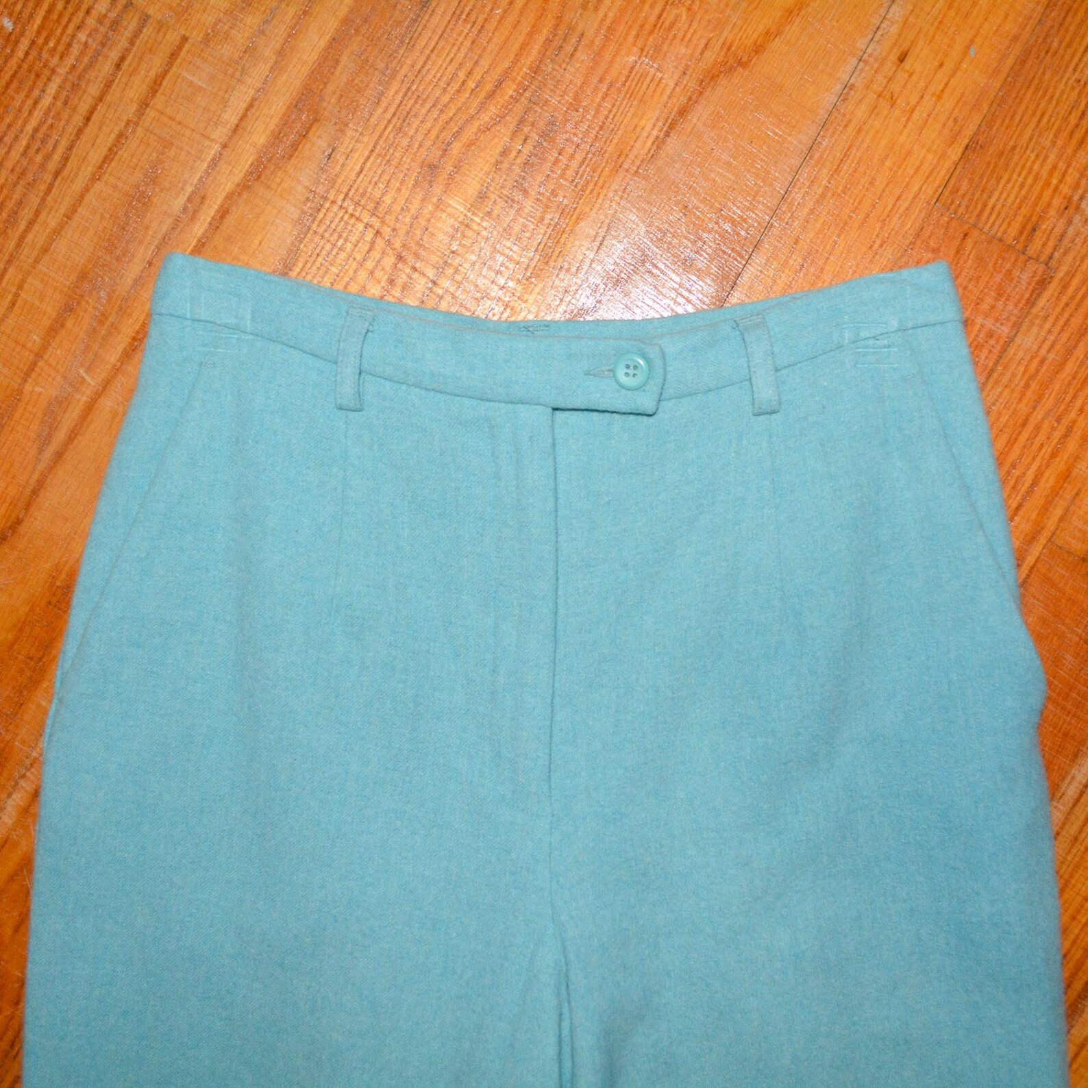 Vintage Blue Pendleton Wool Pants | Etsy