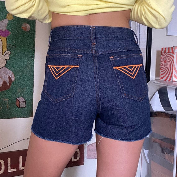Vintage 1980s Denim Shorts - image 1