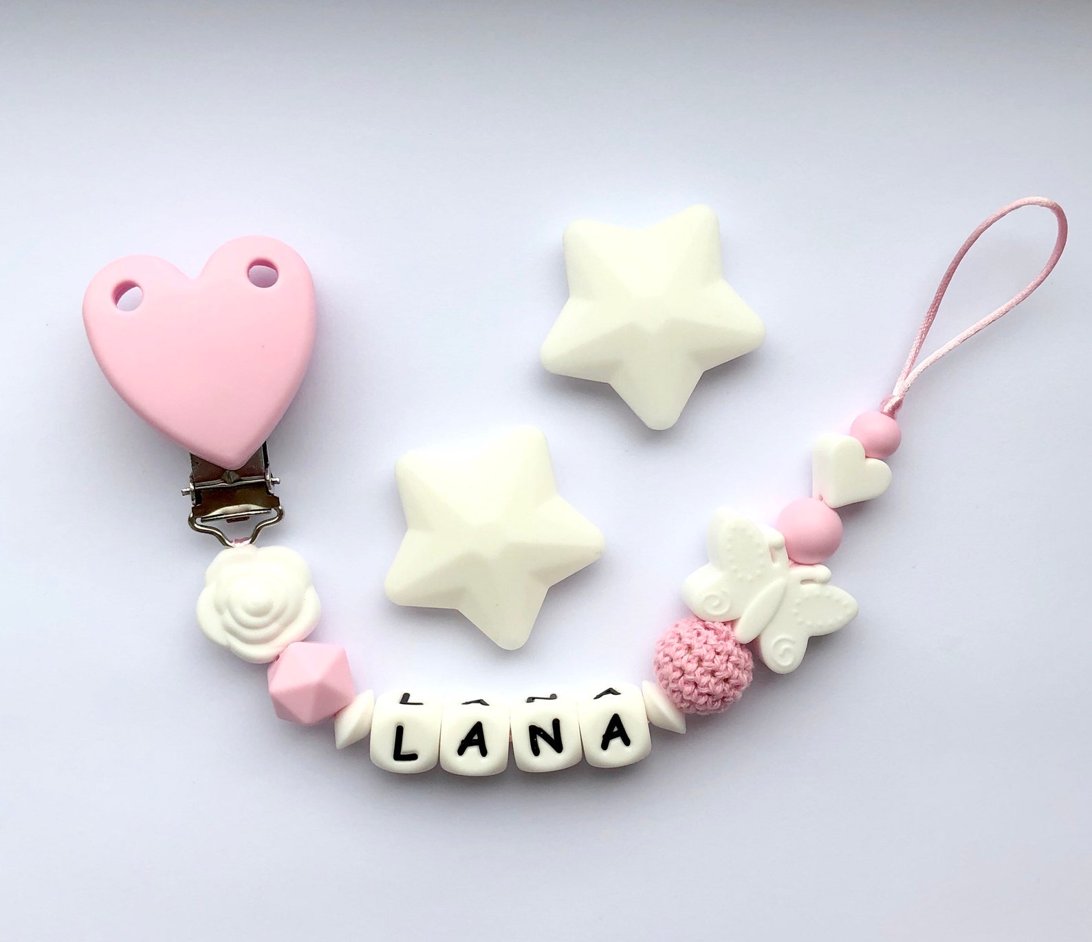 Personalised Dummy Clip Silicone Dummy Clip Dummy Clip Baby Etsy UK