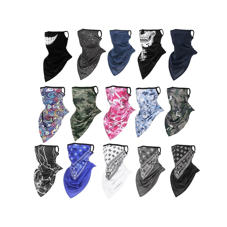 Cycling Bandana Hiking Neck Gaiter Snood Face Cover Breathable Etsy